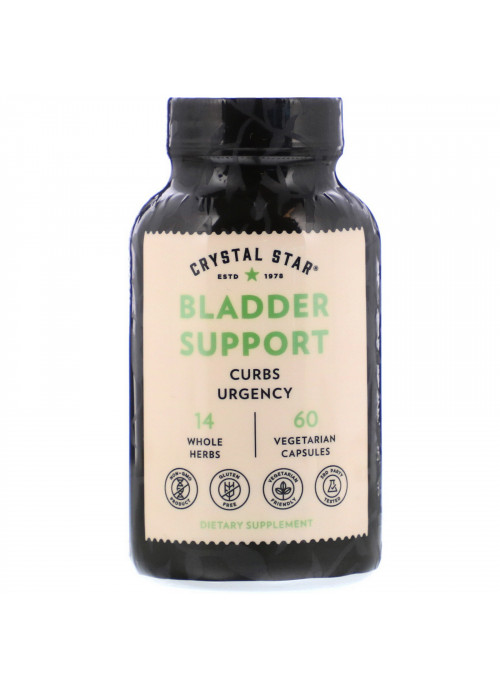 Crystal Star, Bladder Support, 60 Vegetarian Capsules