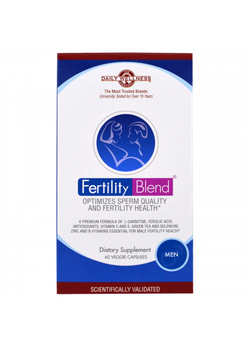 Daily Wellness Company, Fertility Blend, Men, 60 Veggie Capsules