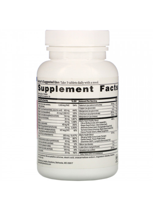 Dr. Sinatra, Heart Healthy Multivitamin, Men, 90 Tablets
