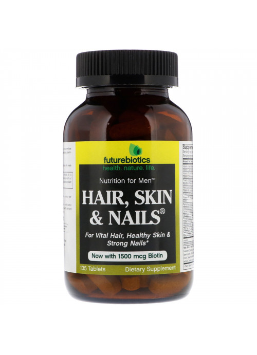 FutureBiotics, Nutrition For Men, Hair, Skin & Nails, 135 Tablets