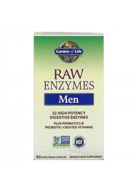 Garden of Life, RAW Enzymes, Men, 90 Vegetarian Capsules