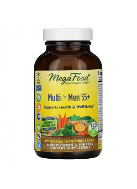 MegaFood, Multi for Men 55+, 120 Tablets