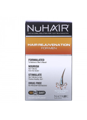 Natrol, NuHair, Hair Rejuvenation for Men, 60 Tablets