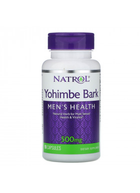 Natrol, Yohimbe Bark, 500 mg, 90 Capsules