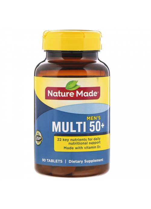 Nature Made, Men's Multi 50+, 90 Tablets
