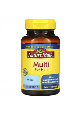 Nature Made, Multi For Him, 60 Softgels