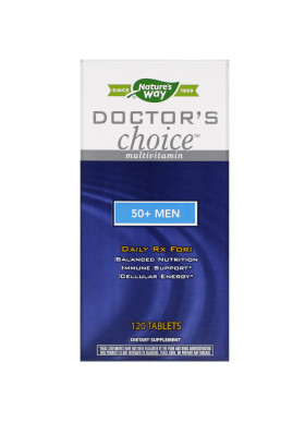 Nature's Way, Doctor's Choice Multivitamin, 50+ Men, 120 Tablets