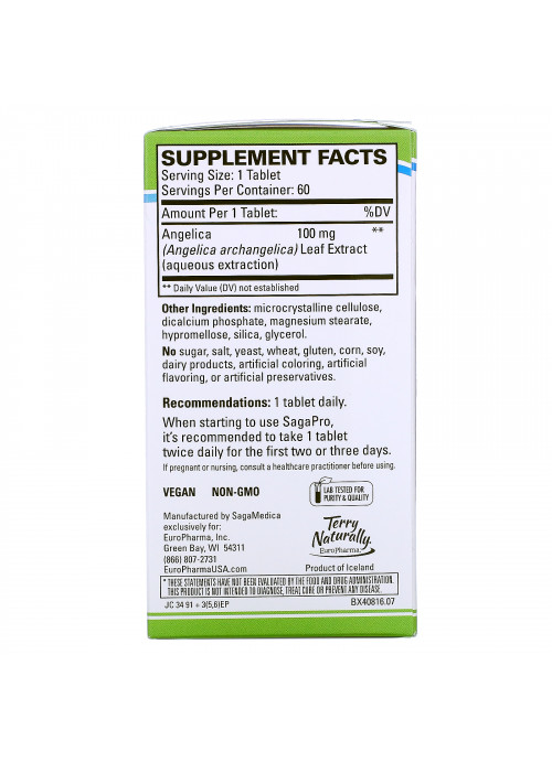 Terry Naturally, SagaPro, Bladder Health, 60 Tablets