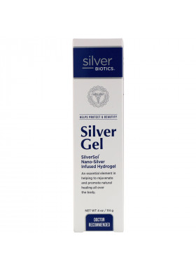 American Biotech Labs, Silver Biotics, Silver Gel, SliverSol Nano-Silver Infused Hydrogel, 4 fl oz (114 g)