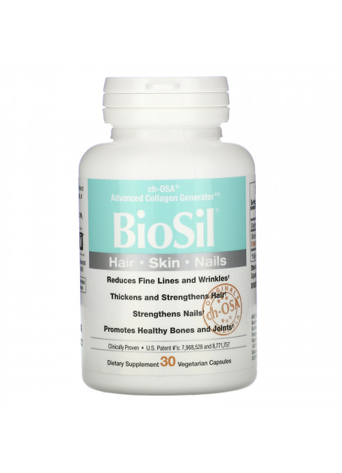 BioSil by Natural Factors, ch-OSA Advanced Collagen Generator, 30 Vegetarian Capsules