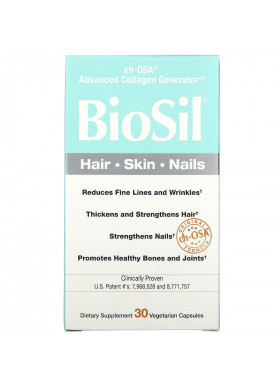 BioSil by Natural Factors, ch-OSA Advanced Collagen Generator, 30 Vegetarian Capsules