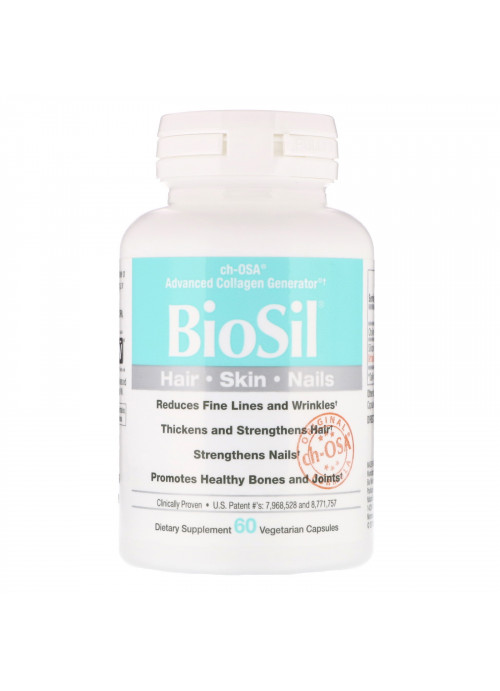 BioSil by Natural Factors, ch-OSA Advanced Collagen Generator, 60 Vegetarian Capsules