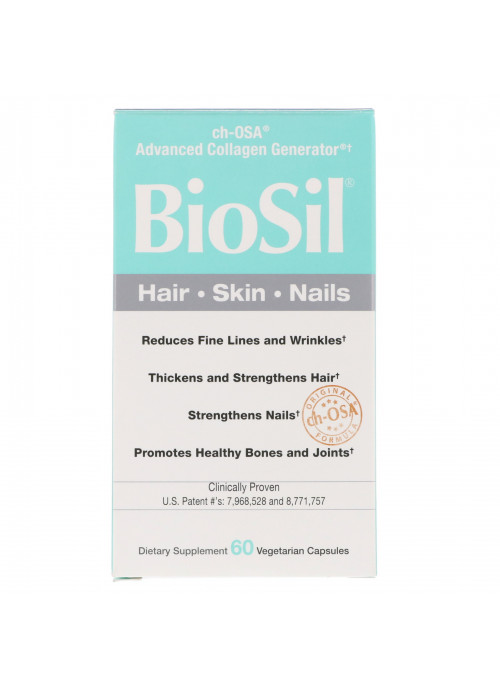 BioSil by Natural Factors, ch-OSA Advanced Collagen Generator, 60 Vegetarian Capsules