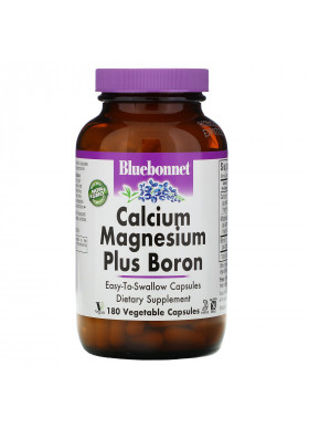 Bluebonnet Nutrition, Calcium Magnesium Plus Boron, 180 Vegetarian Capsules