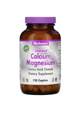 Bluebonnet Nutrition, Chelated Calcium Magnesium, 120 Caplets