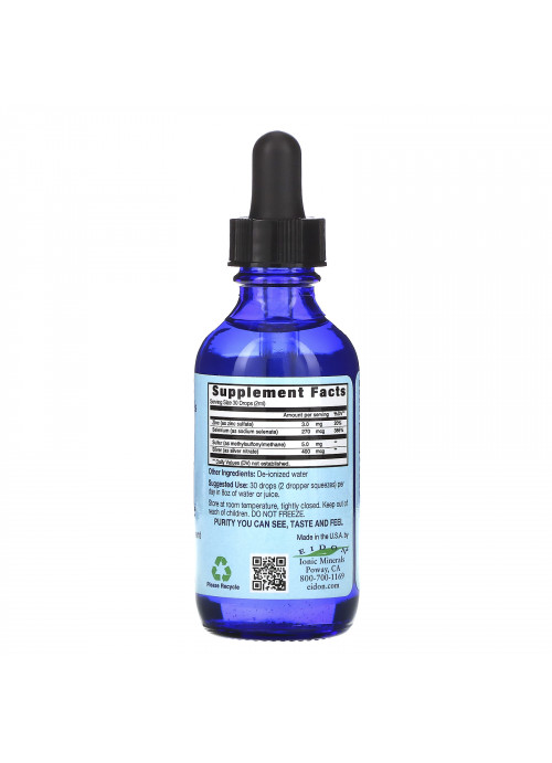Eidon Mineral Supplements, Ionic Minerals, Immune Support, Liquid Concentrate, 2 oz (60 ml)
