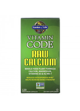 Garden of Life, Vitamin Code, RAW Calcium, 120 Vegetarian Capsules