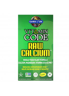 Garden of Life, Vitamin Code, RAW Calcium, 60 Vegetarian Capsules