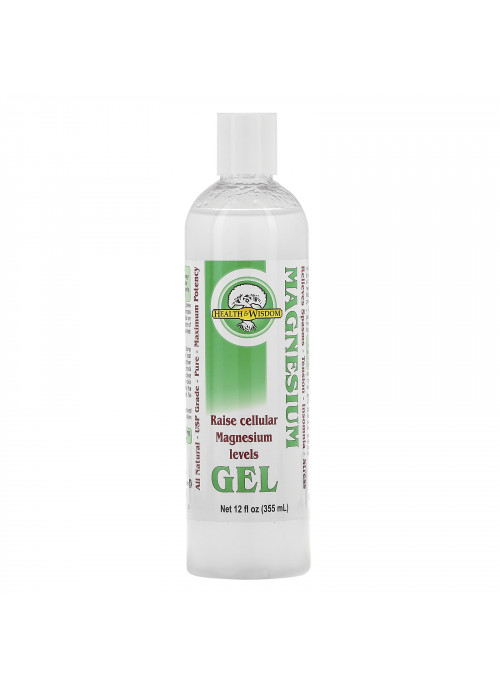 Health and Wisdom, Magnesium Gel, 12 fl oz (355 ml)