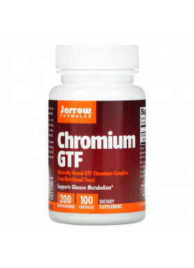 Jarrow Formulas, Chromium GTF, 200 mcg, 100 Capsules