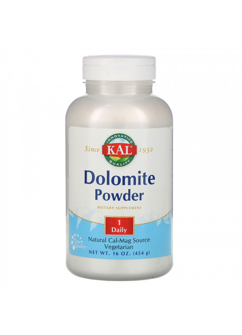 KAL, Dolomite Powder, 16 oz (454 g)