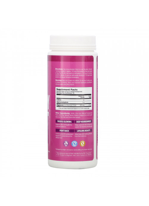 KAL, Pretty Magnesium, Glowing-Skin Drink, Pomegranate, 10.7 oz (301 g)
