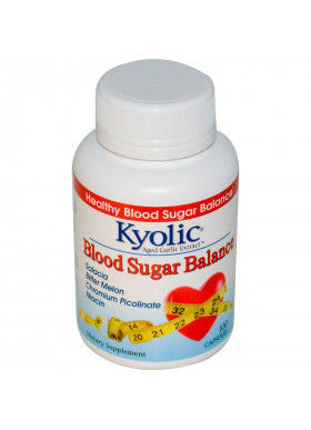 Kyolic, Aged Garlic Extract, Blood Sugar Balance, 100 Capsules