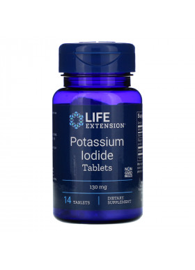 Life Extension, Potassium Iodide Tablets, 130 mg, 14 Tablets