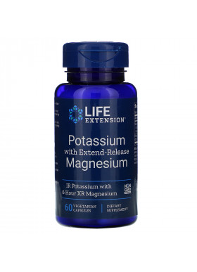 Life Extension, Potassium with Extend-Release Magnesium, 60 Vegetarian Capsules