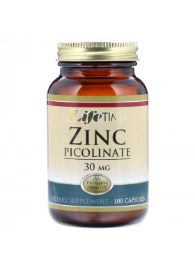 LifeTime Vitamins, Zinc Picolinate, 30 mg, 100 Capsules