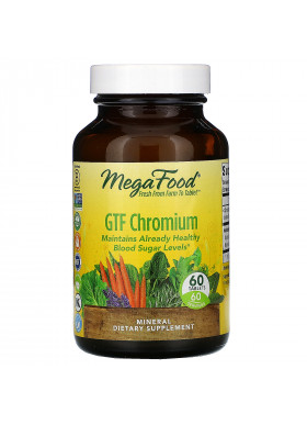 MegaFood, GTF Chromium, 60 Tablets