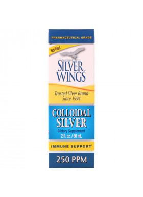 Natural Path Silver Wings, Colloidal Silver, 250 ppm, 2 fl oz (60 ml)