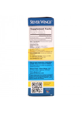 Natural Path Silver Wings, Colloidal Silver, 500 PPM, 2 fl oz (60 ml)