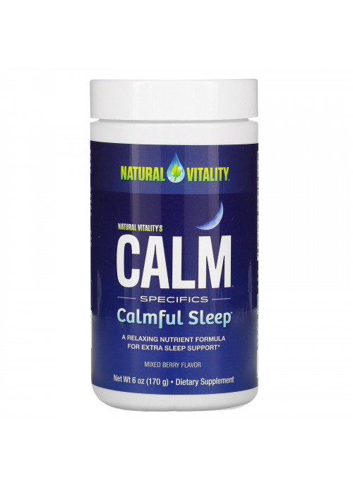 Natural Vitality, CALM Specifics, Calmful Sleep, Mixed Berry Flavor, 6 oz (170 g)