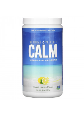 Natural Vitality, CALM, The Anti-Stress Drink Mix,  Sweet Lemon Flavor, 16 oz (453 g)