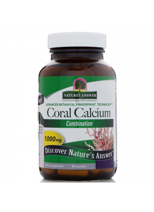 Nature's Answer, Coral Calcium, Combination, 1000 mg, 90 Capsules