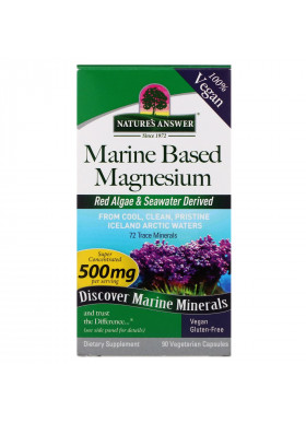Nature's Answer, Marine Based Magnesium, 500 mg, 90 Vegetarian Capsules