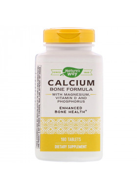 Nature's Way, Calcium Bone Formula with Magnesium, Vitamin D and Phosphorus, 180 Tablets