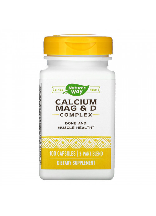 Nature's Way, Calcium Mag & D Complex, 100 Capsules