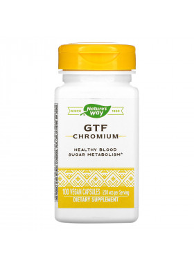 Nature's Way, GTF Chromium, 200 mcg, 100 Vegan Capsules