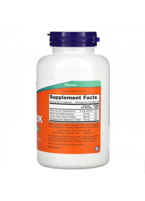 Now Foods, Cal-Mag DK, 180 Capsules