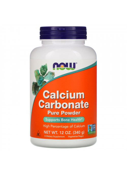 Now Foods, Calcium Carbonate Powder, 12 oz (340 g)