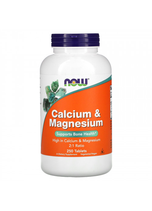 Now Foods, Calcium & Magnesium, 250 Tablets