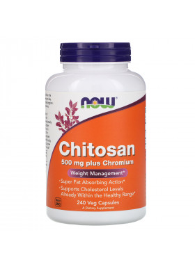 Now Foods, Chitosan, 500 mg, 240 Veg Capsules