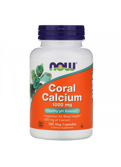 Now Foods, Coral Calcium, 1,000 mg, 100 Veg Capsules