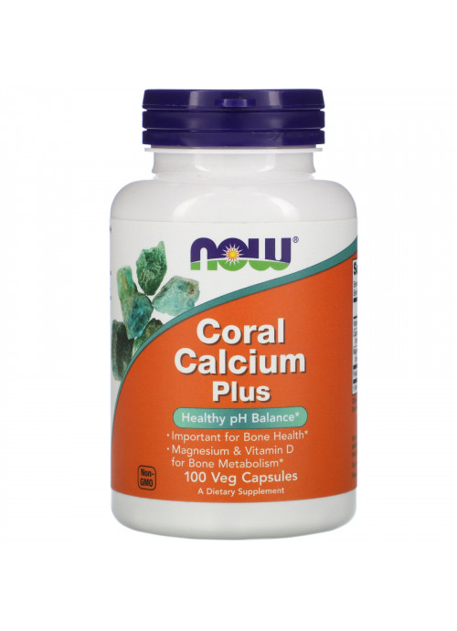 Now Foods, Coral Calcium Plus, 100 Veg Capsules