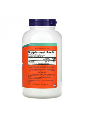Now Foods, Magnesium Citrate, 240 Veg Capsules