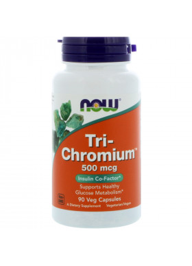 Now Foods, Tri-Chromium, 500 mcg, 90 Veg Capsules