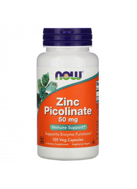 Now Foods, Zinc Picolinate, 50 mg, 120 Veg Capsules