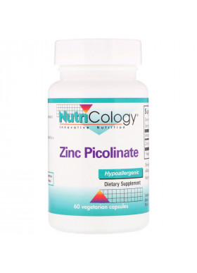 Nutricology, Zinc Picolinate, 60 Vegetarian Capsules